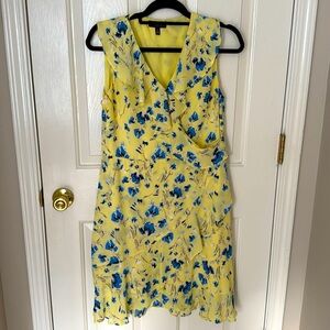 The Limited Floral Wrap Top Dress